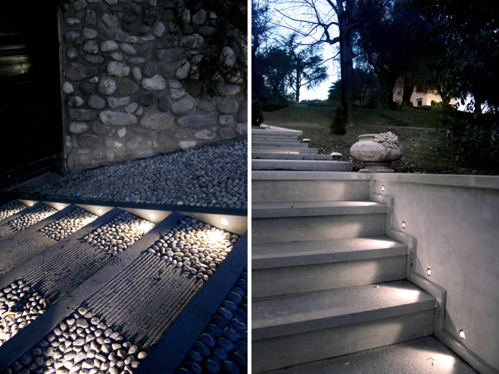 tiny wall light staircase lighting